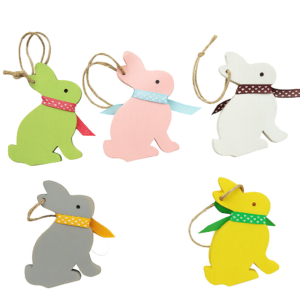 Pastel Bunny Tags